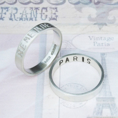 Personalised Remember… Your Story Ring - The Name Jewellery™
