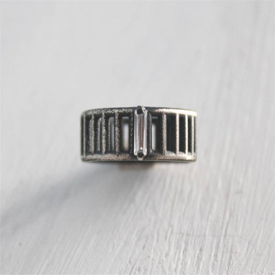 Sterling Silver Inclusions Ring - The Name Jewellery™