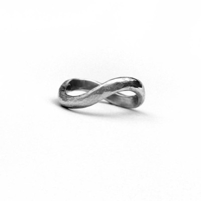 Sterling Silver Infinity Wedding Ring - The Name Jewellery™