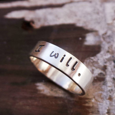 Silver Personalised Ring - The Name Jewellery™