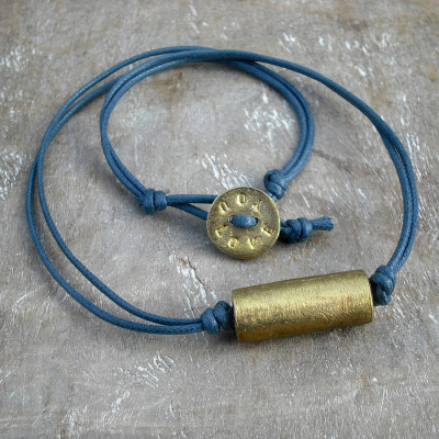 Personalised Recycled Brass Necklace - The Name Jewellery™