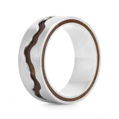 Wood Ring Livlina - The Name Jewellery™